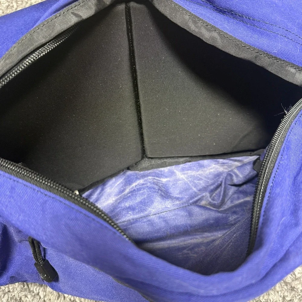 The North Face Blue Fanny Pack Waist Bag Outdoor Hiking Travel Adjustable